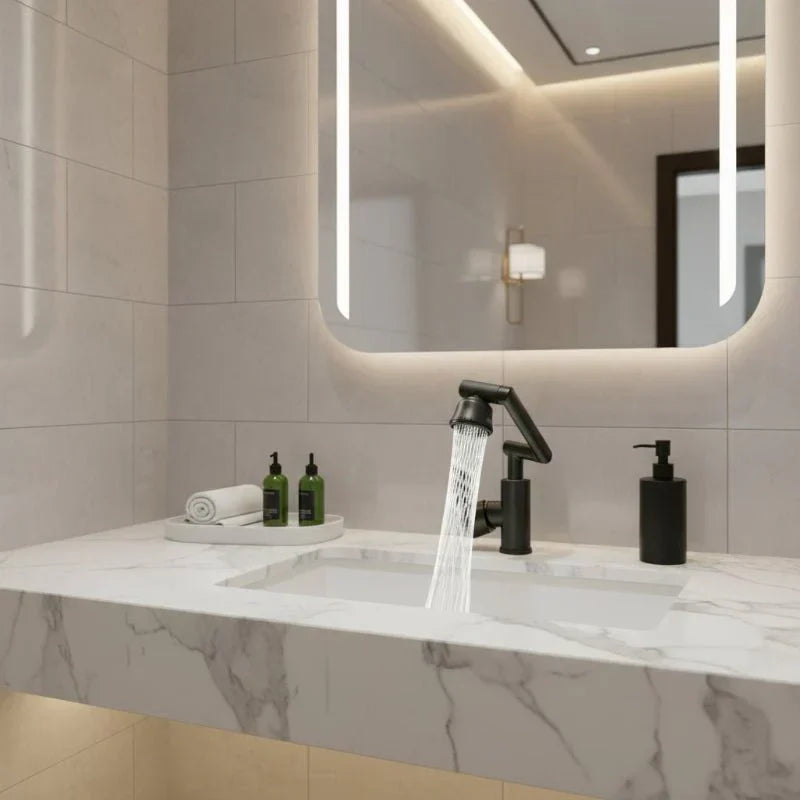 AeroFlow 360 robotická kuchyňská baterie s bublinkovou a sprchovou sprškou