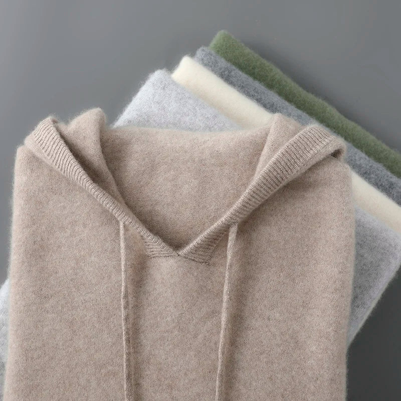 Herre Kasjmirsweater, Blød Og Varm, Kun Håndvask