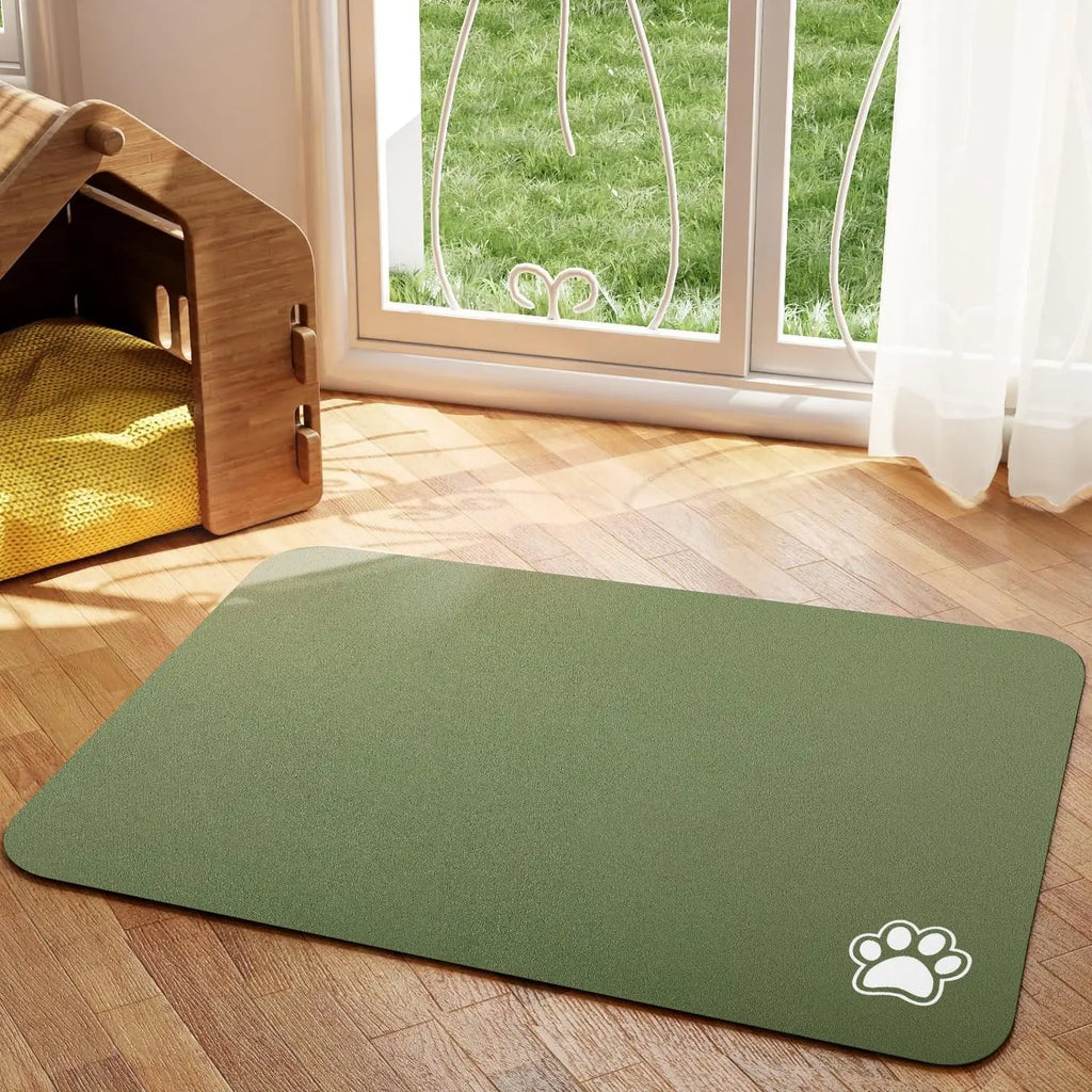 SafePaws Non-Slip Mat For Pet Meals And Easy Cleanup Daily