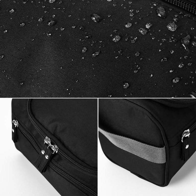 VoyageMate Compact Toiletry Bag With Hook and Water-Repellent Design