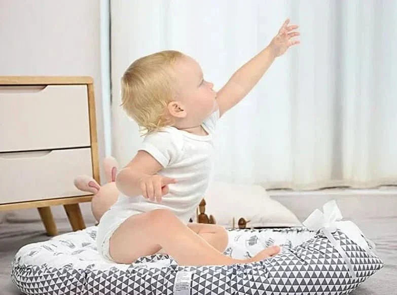 NookNest Foldable Baby Cot For Safe Sleep At Home And On The Go