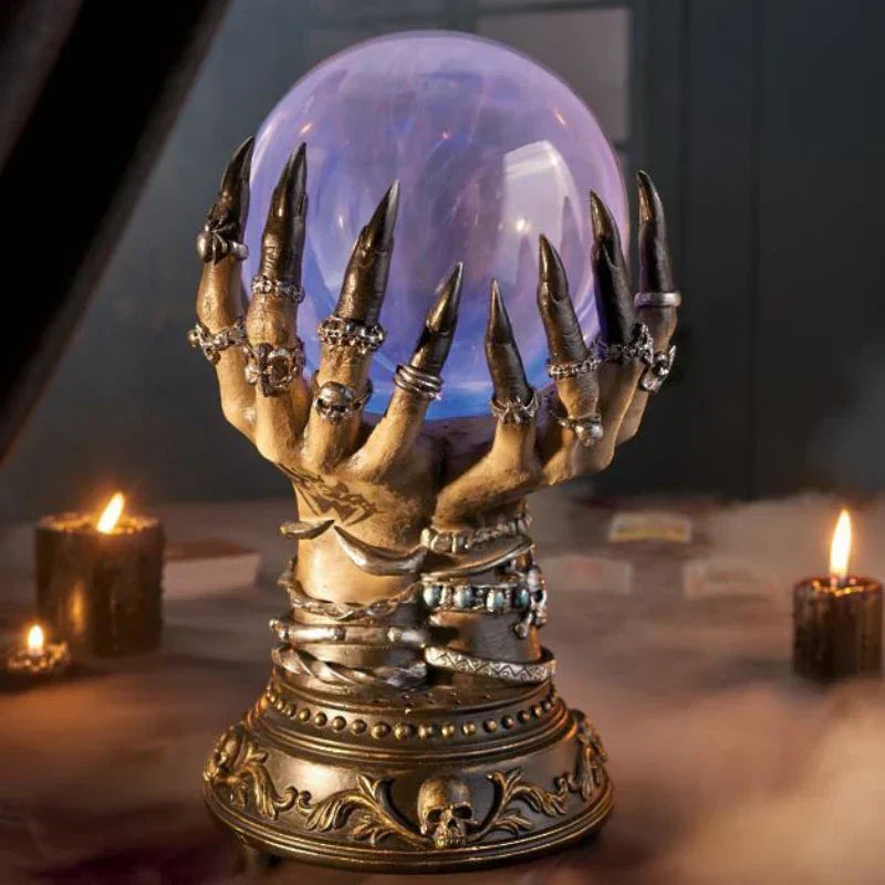 Aurelle Crystal Orb Lamp