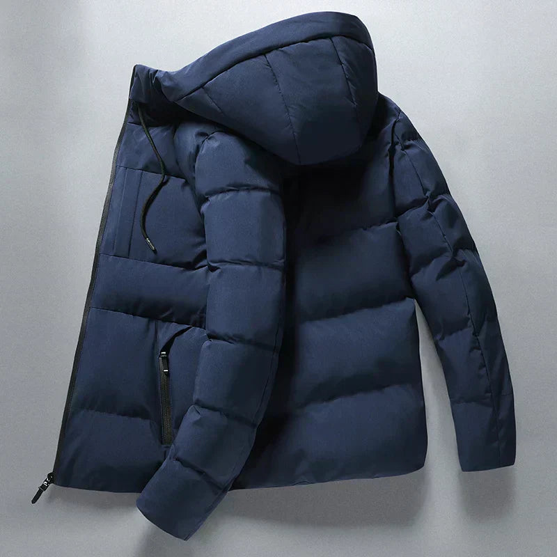 Geacă parka de iarnă impermeabilă și confortabilă Azure Sky | Fervei