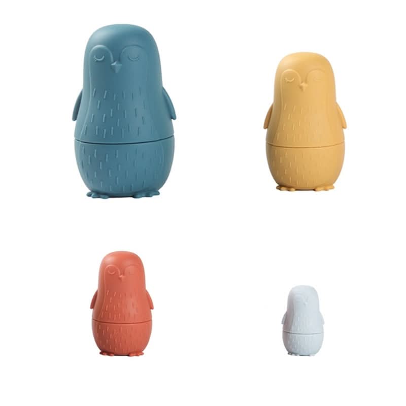 BrightNest Stackable Silicone Nesting Dolls for Fine Motor Skills