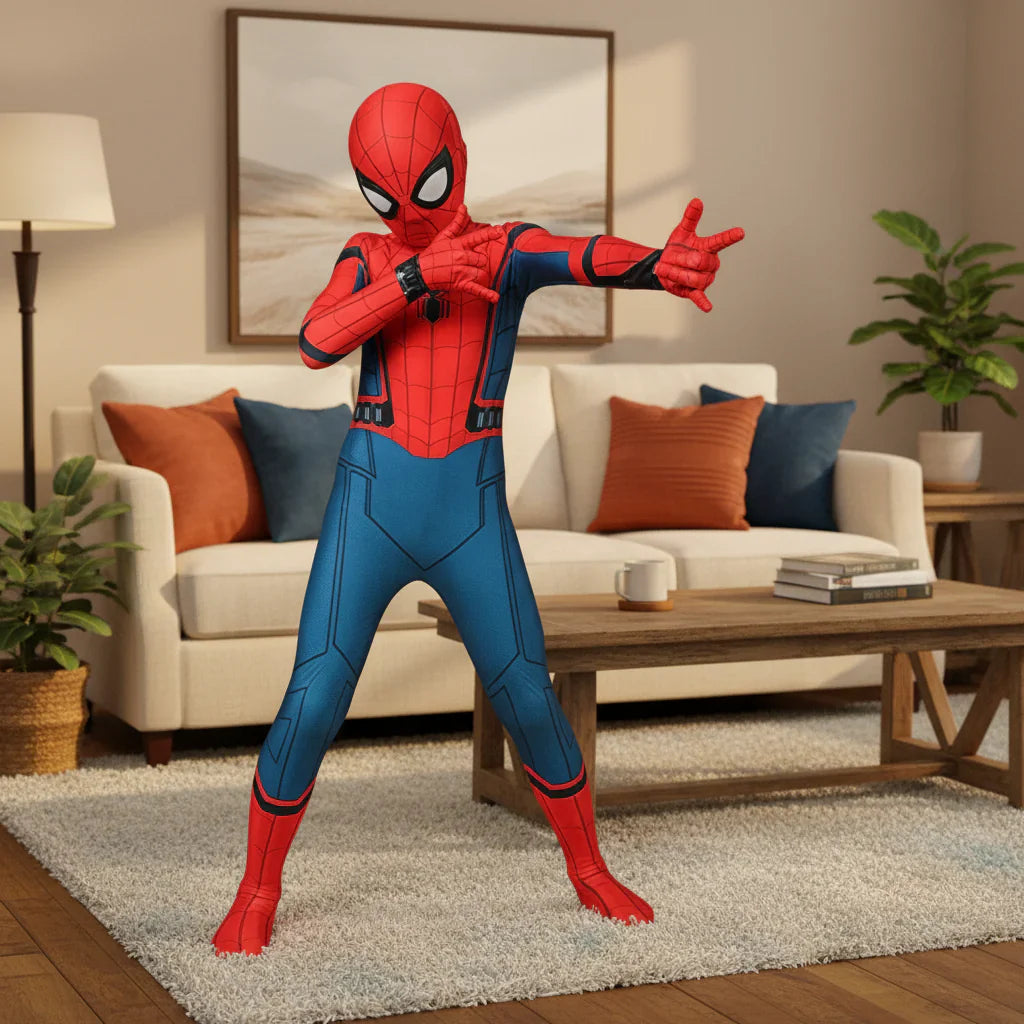 Tuta da supereroe a copertura totale per cosplay dinamico