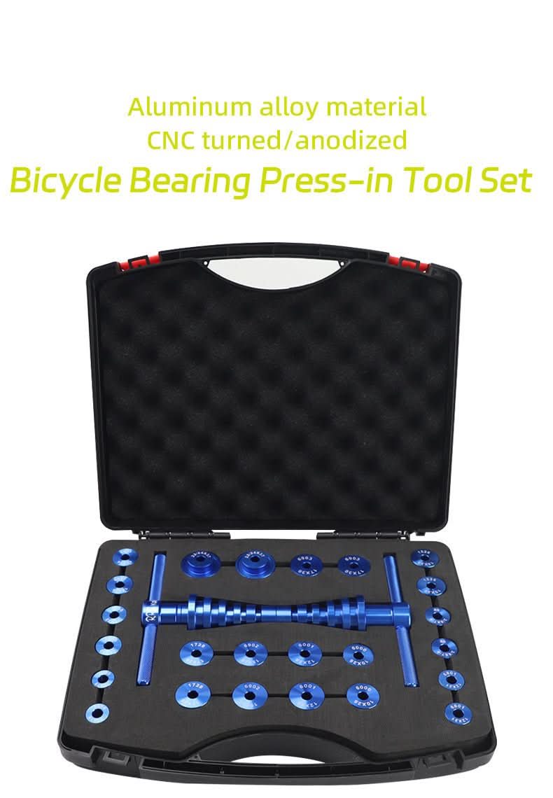 NovaForge Presseredskab til Lejer for Cykler og Krankbokse, CNC Aluminium
