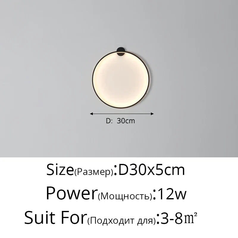 Luce da Parete LED AuroraGlow con Luminosità Regolabile