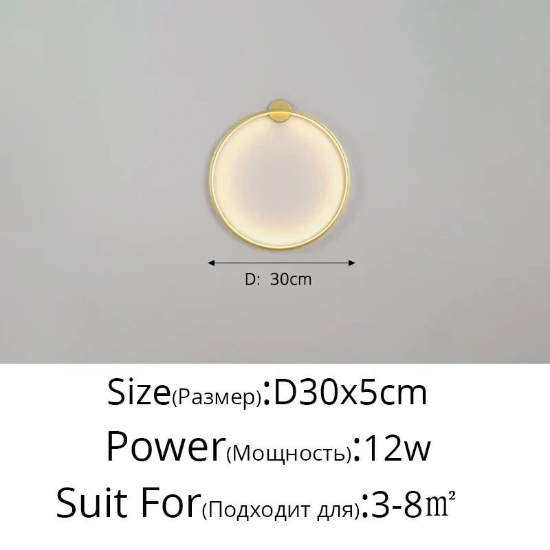 Luce da Parete LED AuroraGlow con Luminosità Regolabile