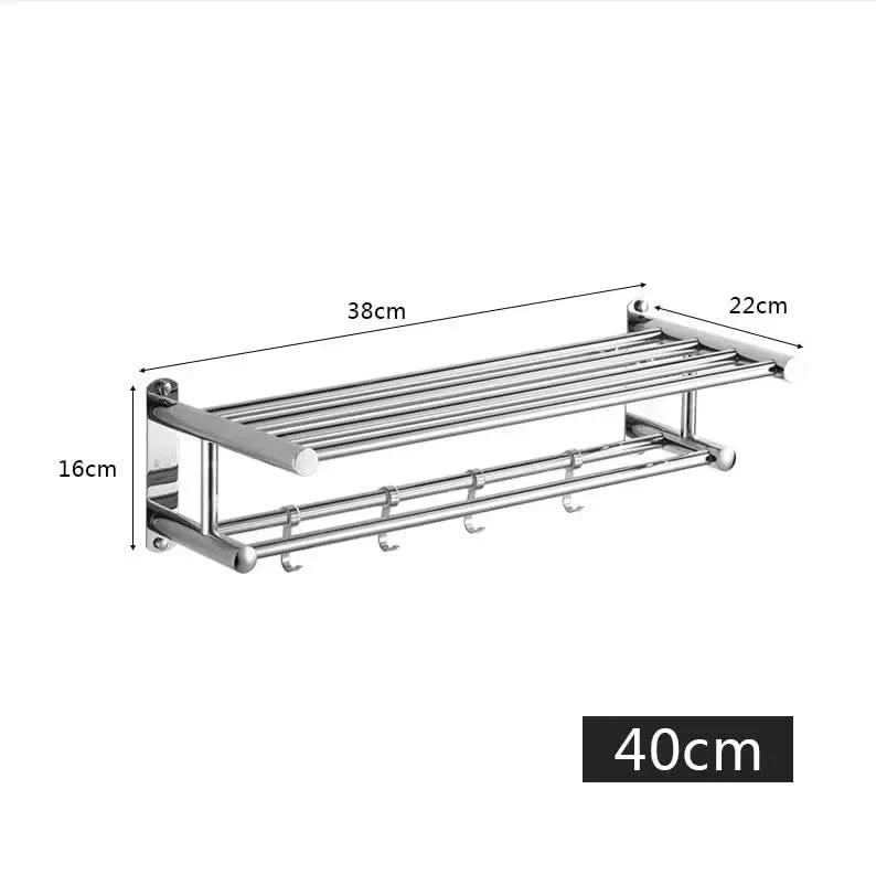 NexaRail Porte-Serviettes en Acier Inoxydable Gain de Place et Stylé pour Toute Salle de Bain