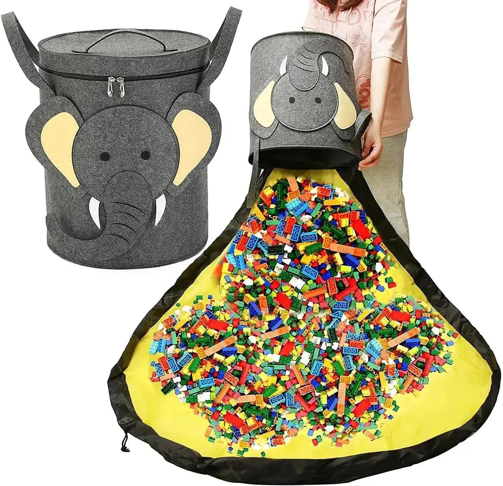Felt Toy Organizer Bag For Nursery Storage Dustproof And Removable