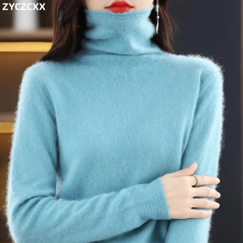 Amelia Women's 100 Percent Merino Wool Pullover Sweater