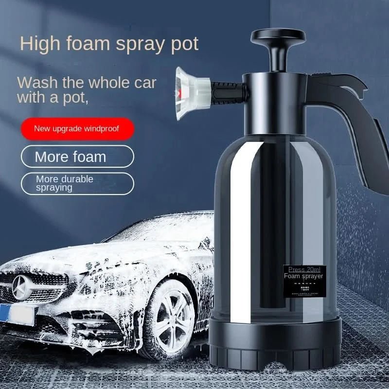 BrightMist Dwulitrowy Pieniacz z Ręczną Pompą