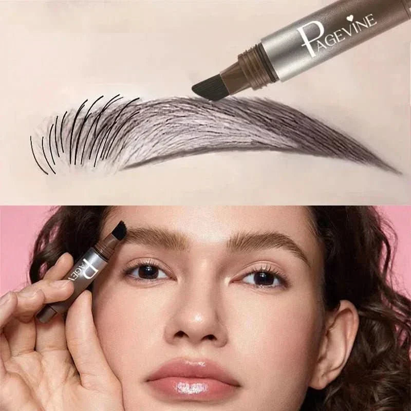 LuxBrow Creion pentru sprâncene cu formulă 3D pentru sprâncene naturale și definite
