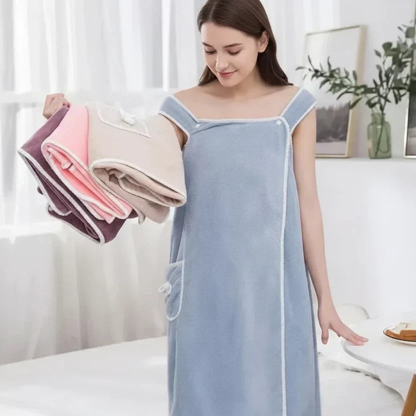 The AquaFlex Portable Women's Bath Towel Quick Drying