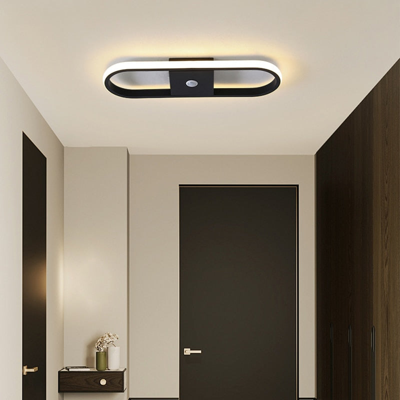 Plafonnier avec Capteur de Mouvement LED pour Chambre et Couloir