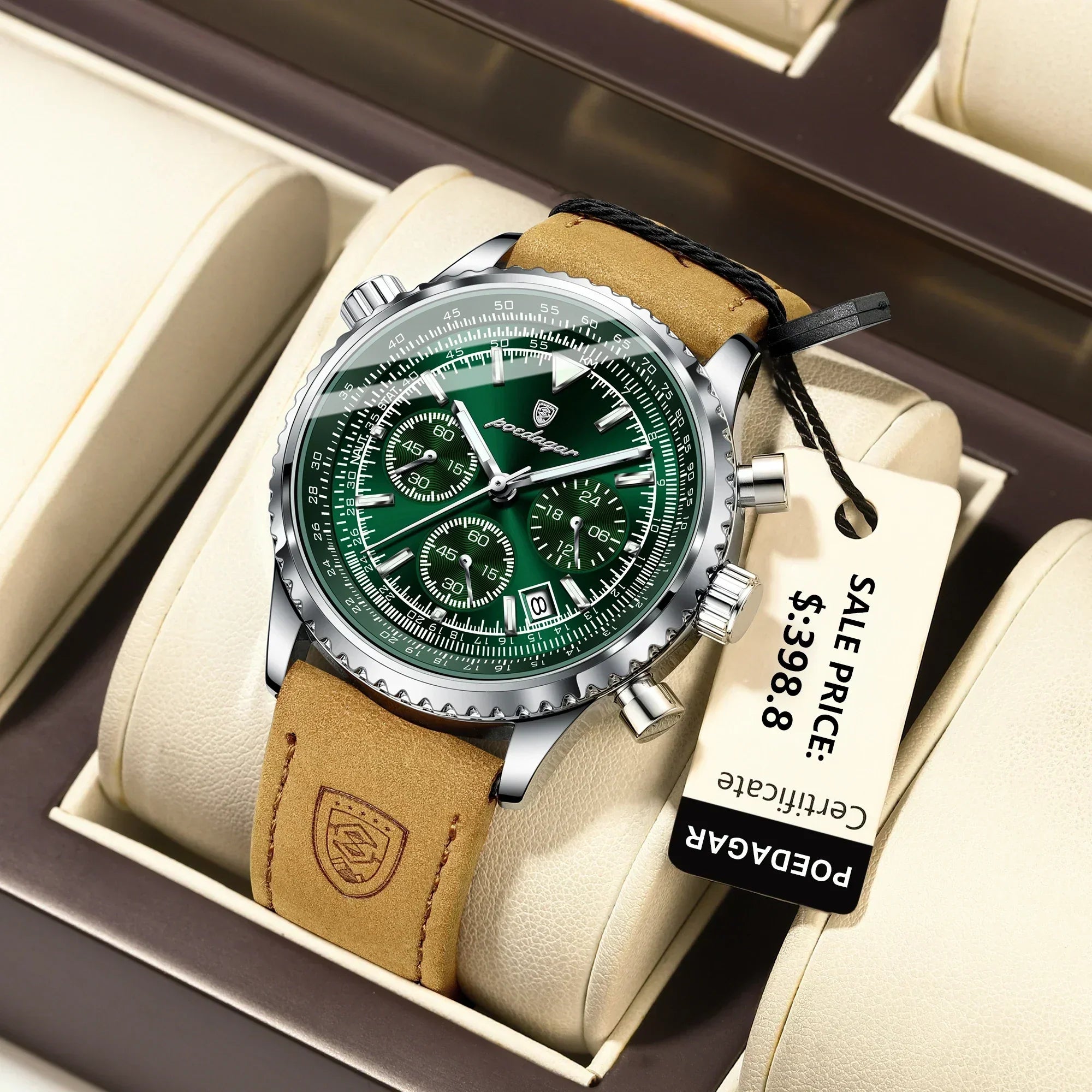 Apollo Chrono – Montre de sport militaire étanche de luxe à quartz pour hommes | Fervei