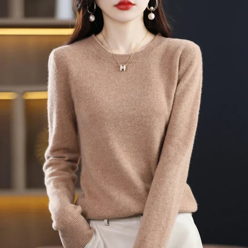 Maren Luxe Wool And Cashmere Knit For Winter And Fall Wardrobe