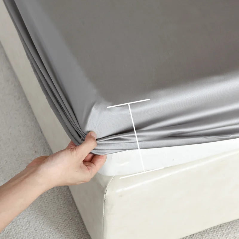 Royal Silk Fitted Sheet Made From Luxurious Mulberry Silk For Smooth Sleep