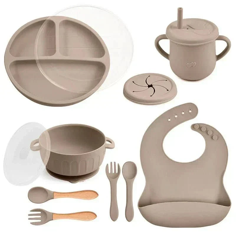 BrightBite Colorful Baby Tableware Set For Safe Mealtime