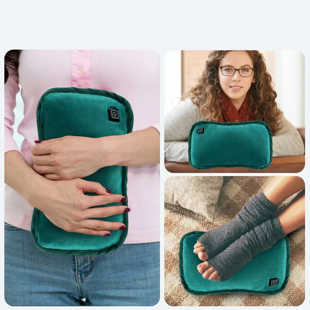 ThermaEase USB Rechargeable Pillow Style Heating Pad Travel Ready