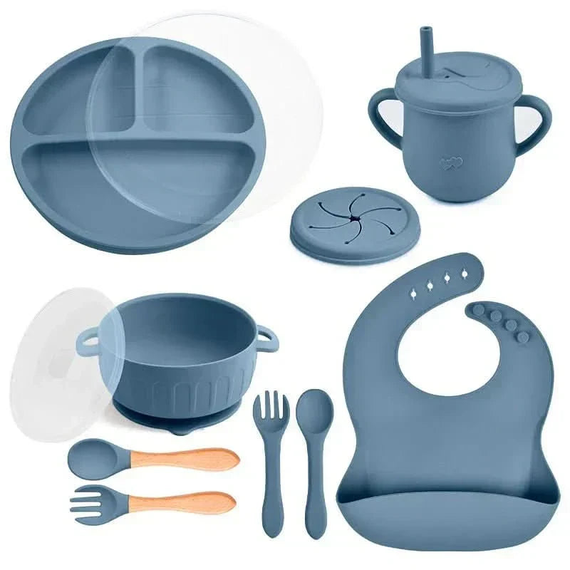 BrightBite Colorful Baby Tableware Set For Safe Mealtime