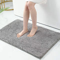 Soft Absorbent Bath Rug With Thick Backing And Non Slip Grip