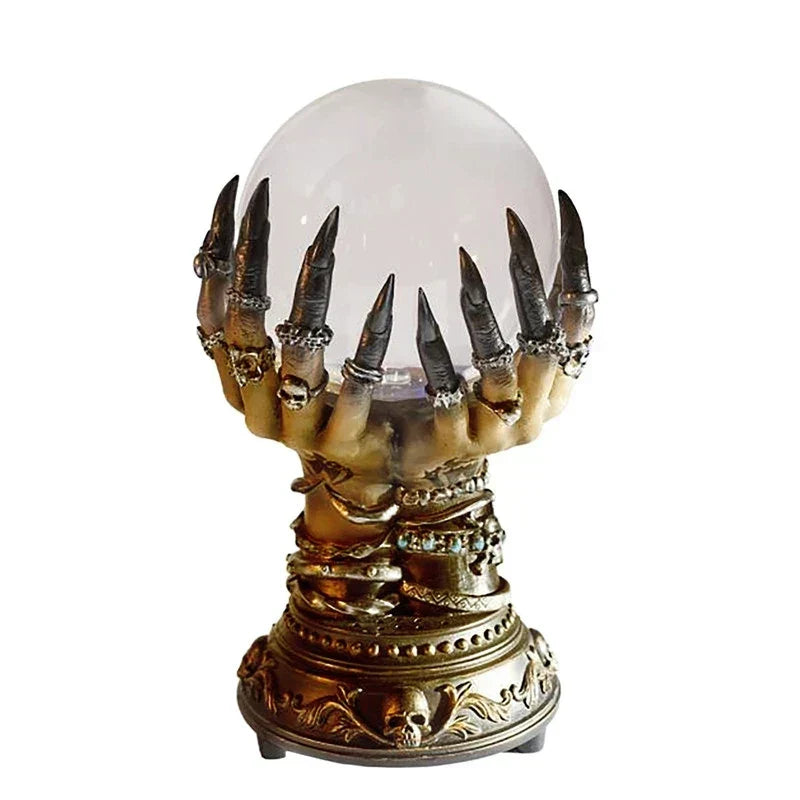 Aurelle Crystal Orb Lamp
