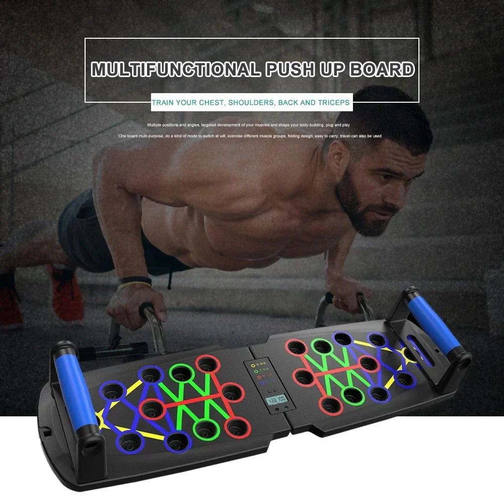 30-In-1 Digital Push-Up Board For At-Home Workouts And Full-Body Training | Fervei