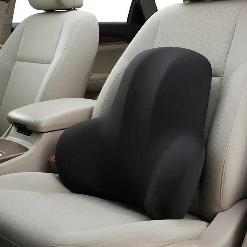 NexoRest Memory Foam Auto nakkestøtte og lændestøtte til ergonomisk siddekomfort