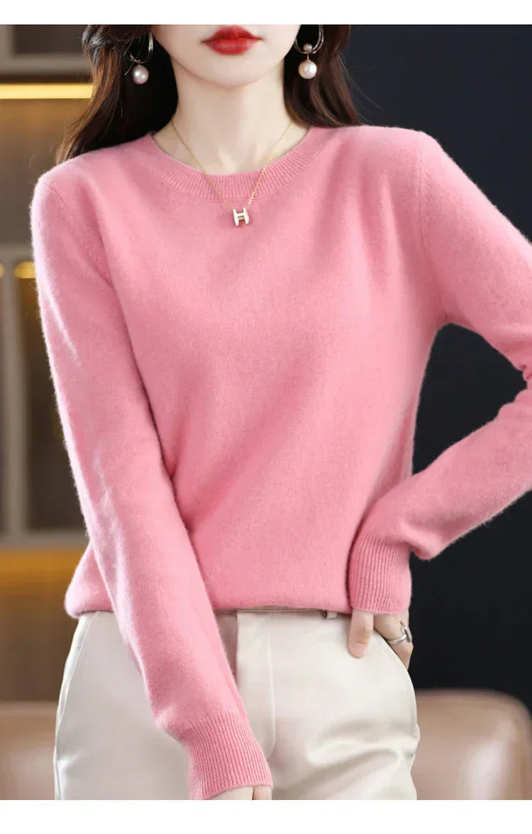 Maren Luxe Wool And Cashmere Knit For Winter And Fall Wardrobe