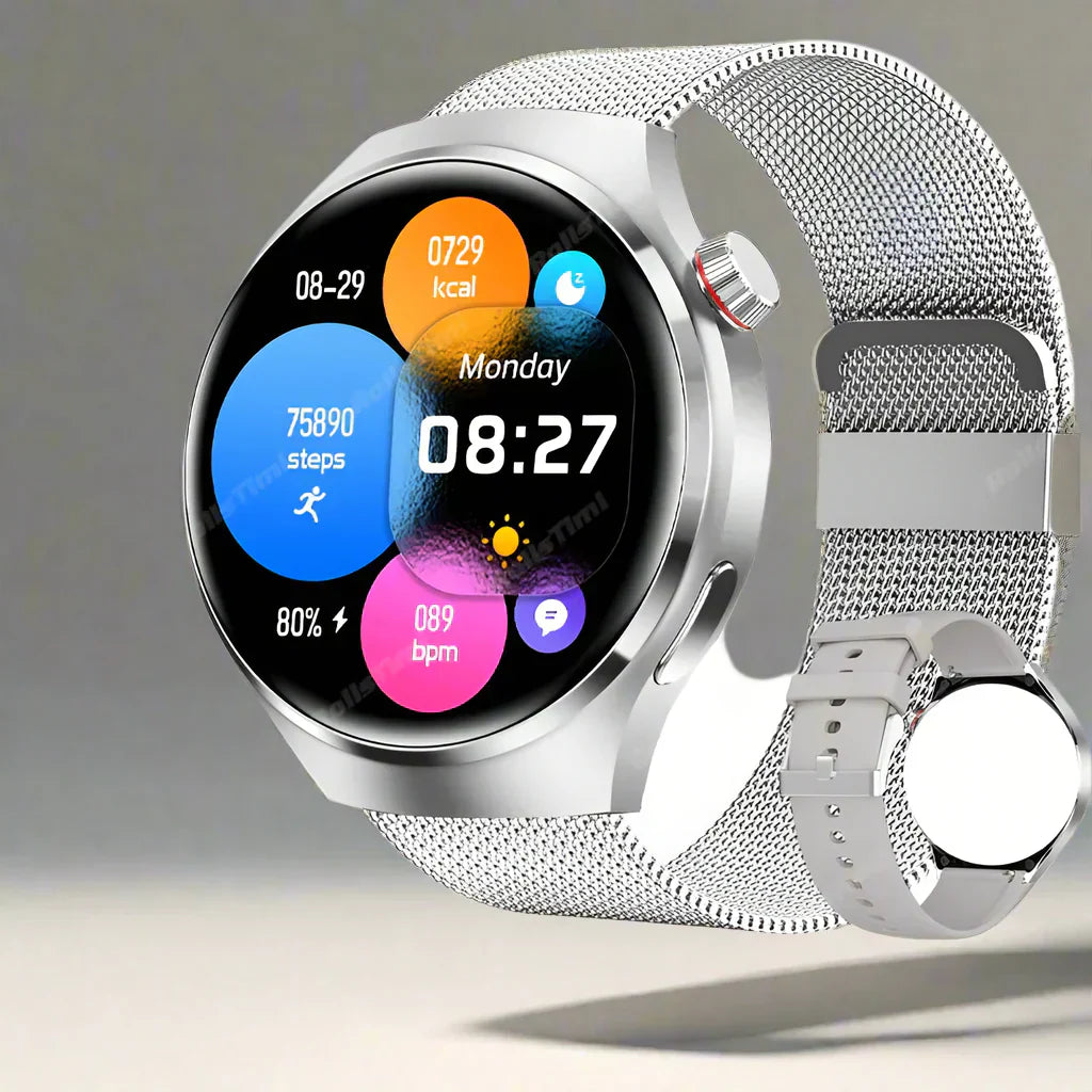 Montre connectée Ares Pro 2024 – NFC, moniteur de santé, GPS et appels Bluetooth | Fervei