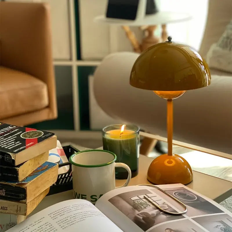 LumaBloom Rechargeable LED Lamp in Modern Minimalist Style