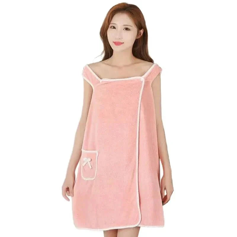 WaveLuxe Portable Women's Bath Towel Quick Dry and Stylish
