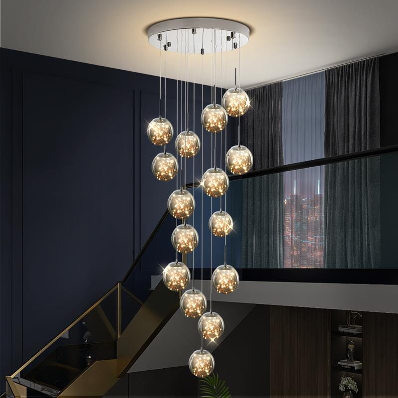Bella Glass Ball Chandelier | Fervei