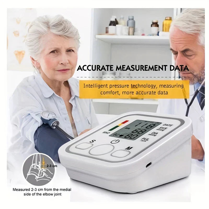 Bloeddrukmeter - Automatische bovenarmtonometer | Digitale bloeddrukmeter sfigmomanometer | Fervei
