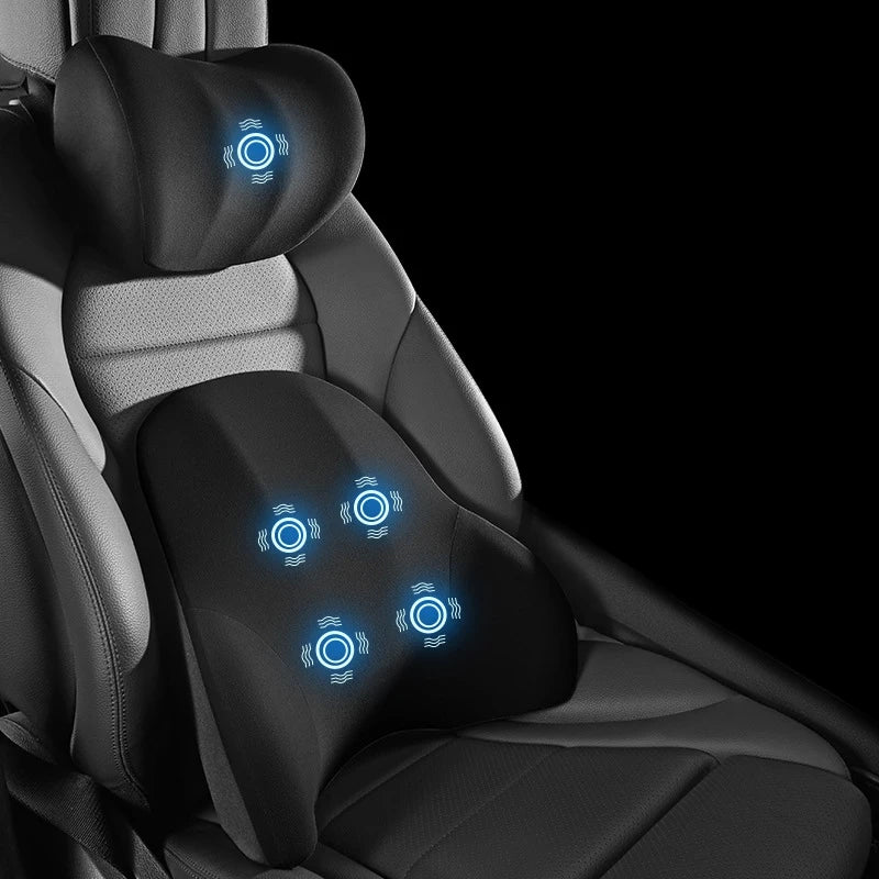 NovaFlex Electric Neck and Lumbar Support Cushion for Car and Office