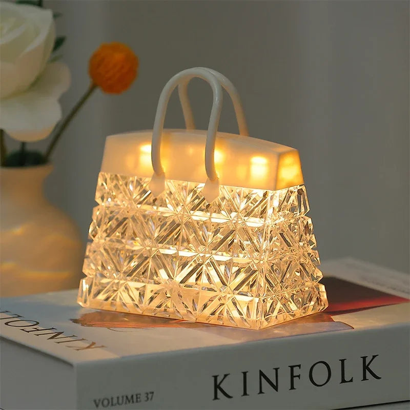 GlimmerTote | LED Acrylic Lamp for Gifts and Decor