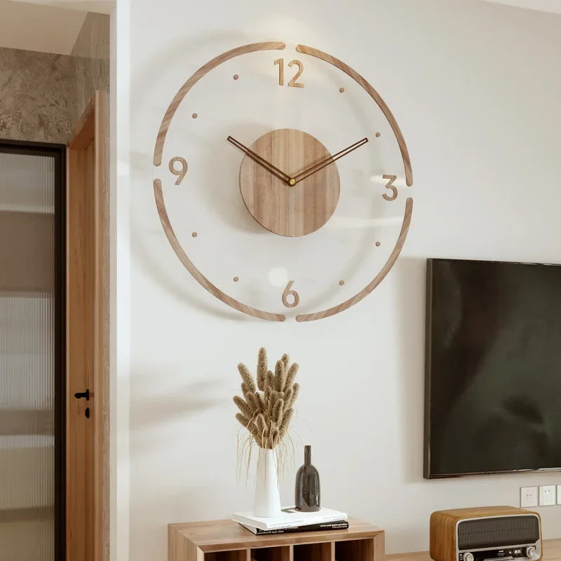FashionableClock stilfuldt vægur med minimalistisk nordisk design