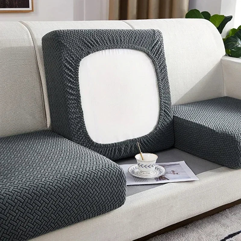 FlexWeave elastický žakárový potah na pohovku pro sedáky a celkovou ochranu