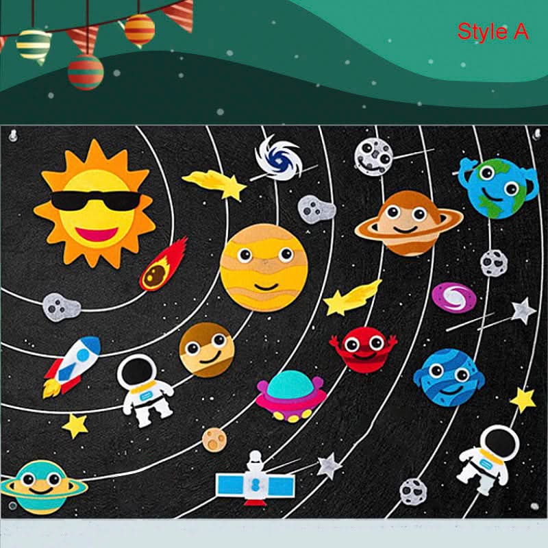 FeltCraft Playboard: Creative Tactile Game for Children to Spark Imagination