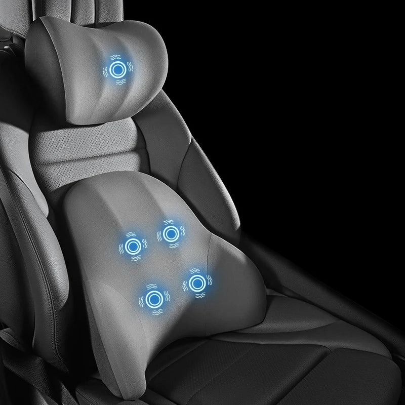 NovaFlex Electric Neck and Lumbar Support Cushion for Car and Office