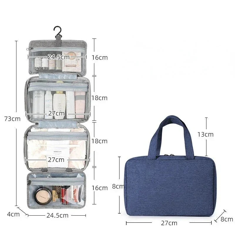 VoyageMate Compact Cosmetic Organizer With Four Compartments