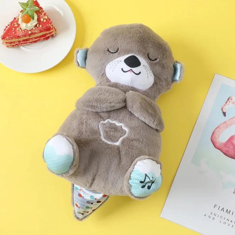 Peluche Loutre pour Bébé, Compagnon de Respiration pour un Coucher Doux | Fervei
