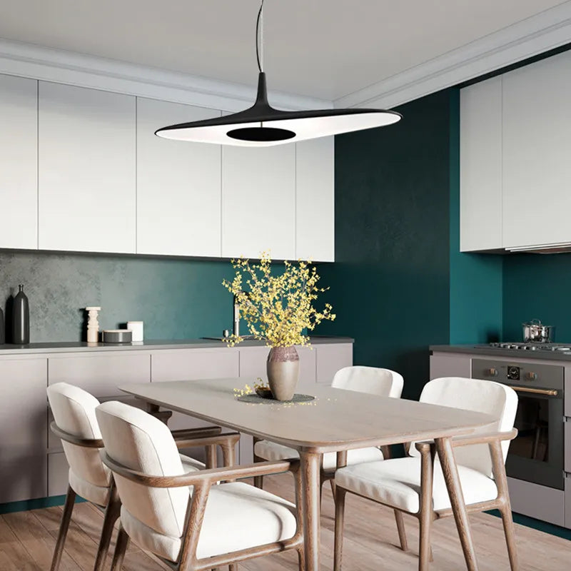 SolaraLume Moonrise Pendant Lamp With Sun Crown Detail