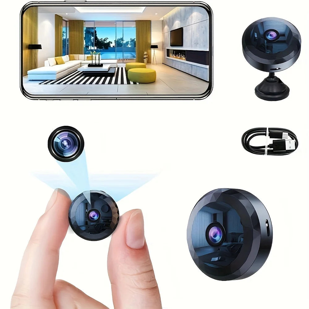 NovaGuard 1080P Compact Security Camera With WiFi For Mobile Viewing