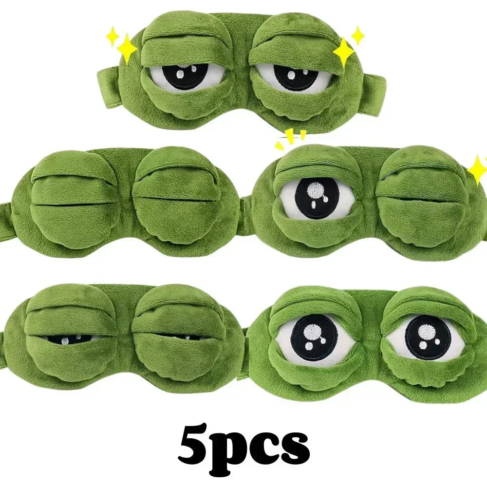 Maschera per Dormire 3D FrogEase per Sonno Rilassato e Viaggi