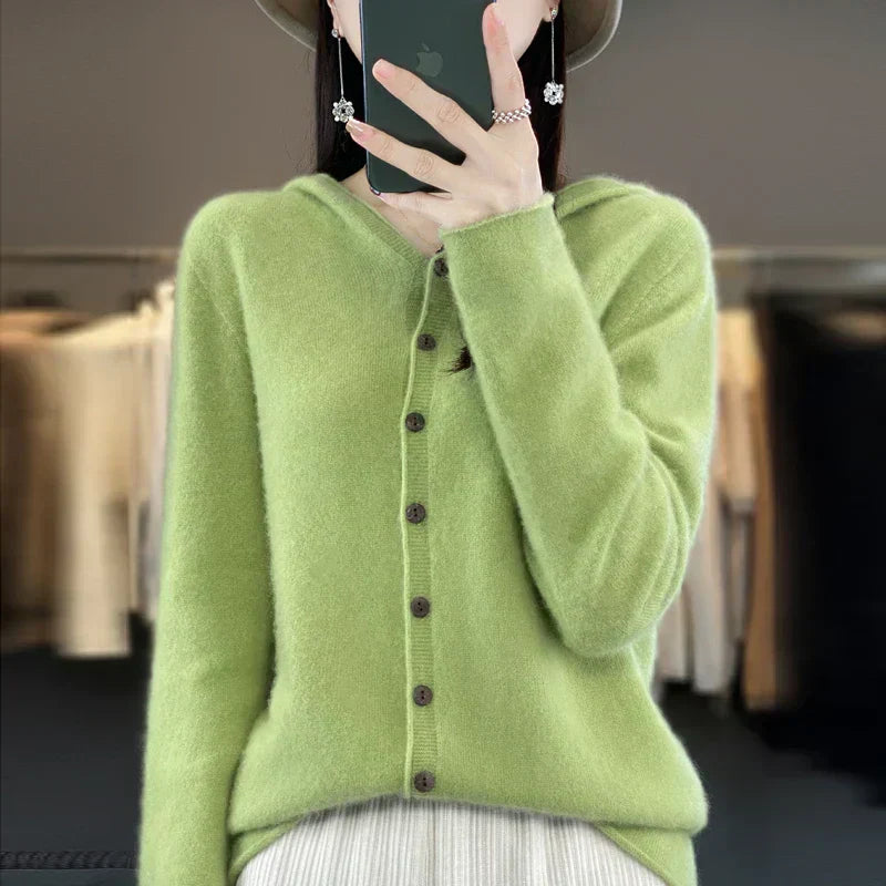 Pauline Wool Cardigan For Winter Wardrobe Essentials And Everyday Use