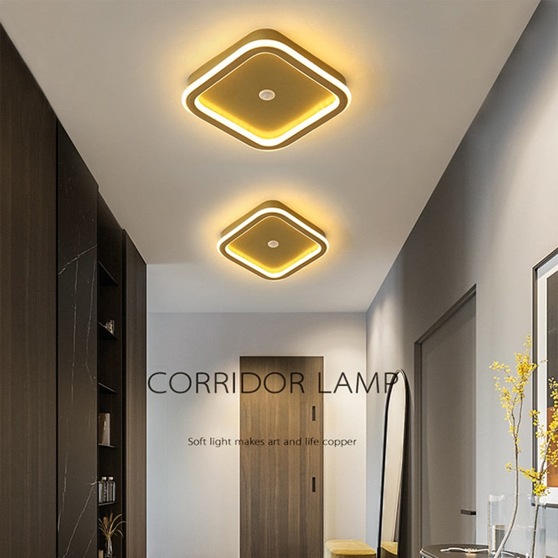 Plafonnier avec Capteur de Mouvement LED pour Chambre et Couloir