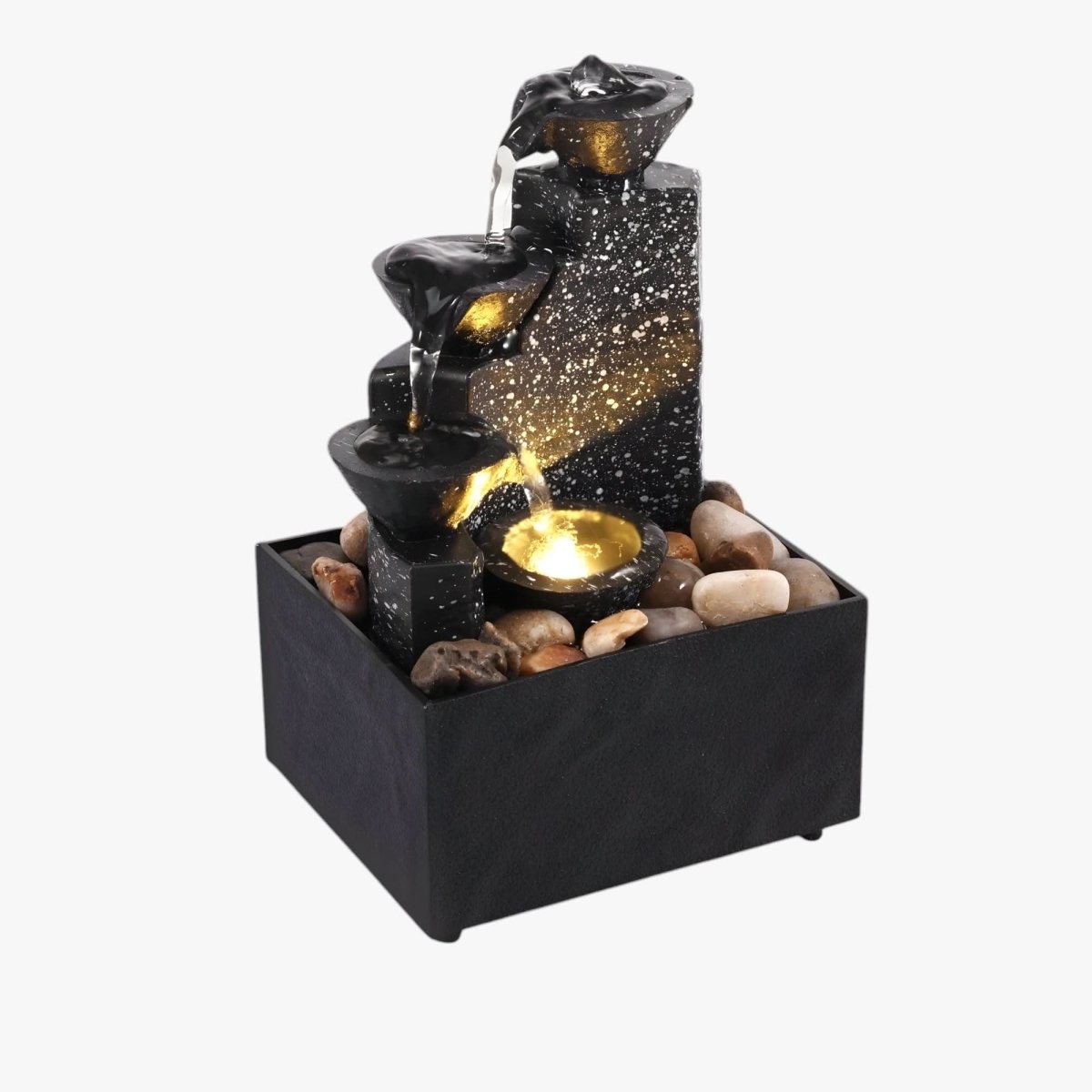 Tranquil Stream Tabletop Waterfall Fountain For Relaxation