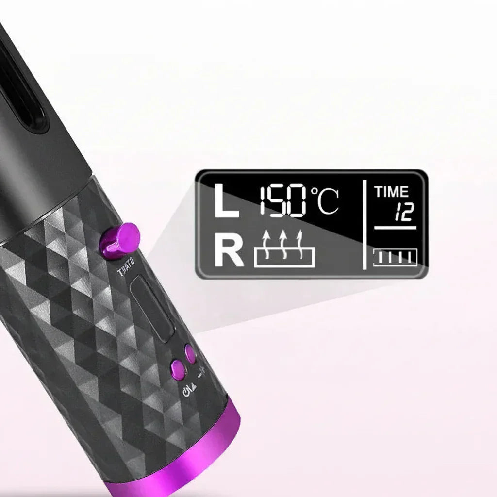 AeroCurl Pro Cordless Curling Iron With Ceramic Technology